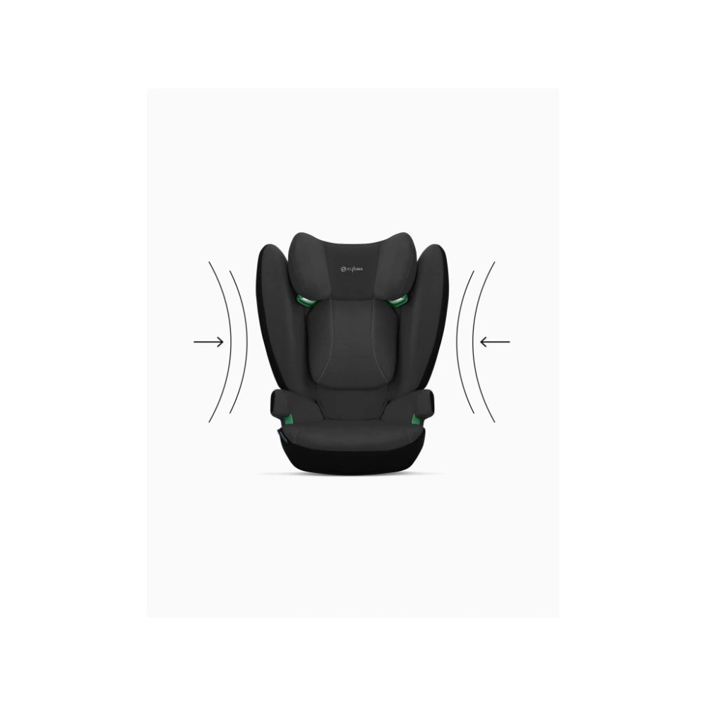 Automobilinė kėdutė Cybex Solution B i-Fix, 100-150cm, Black-Automobilinės kėdutės, 15-36 kg-e-vaikas