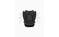 Automobilinė kėdutė Cybex Solution B i-Fix, 100-150cm, Black-Automobilinės kėdutės, 15-36 kg-e-vaikas