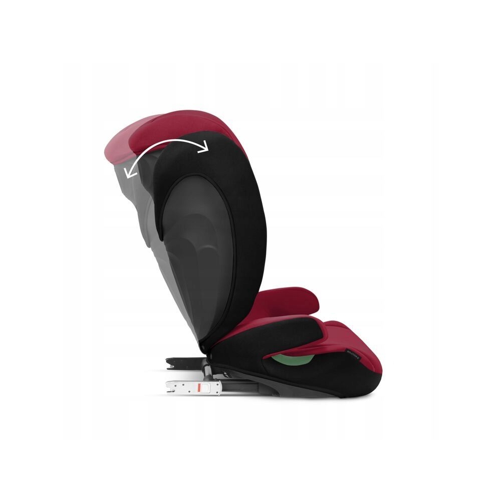 Automobilinė kėdutė Cybex Solution B i-Fix, 100-150cm, Red-Automobilinės kėdutės, 15-36 kg-e-vaikas