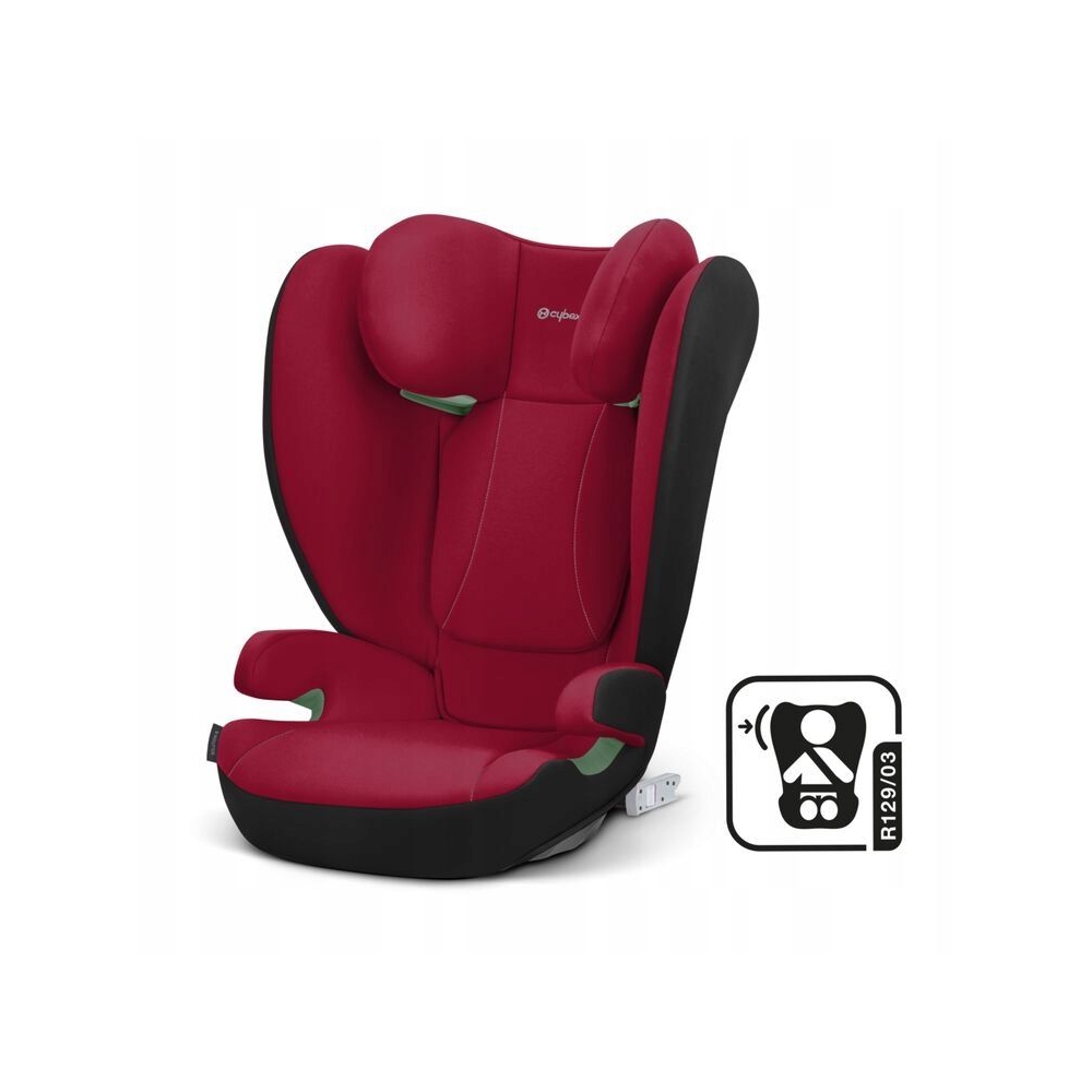 Automobilinė kėdutė Cybex Solution B i-Fix, 100-150cm, Red-Automobilinės kėdutės, 15-36 kg-e-vaikas