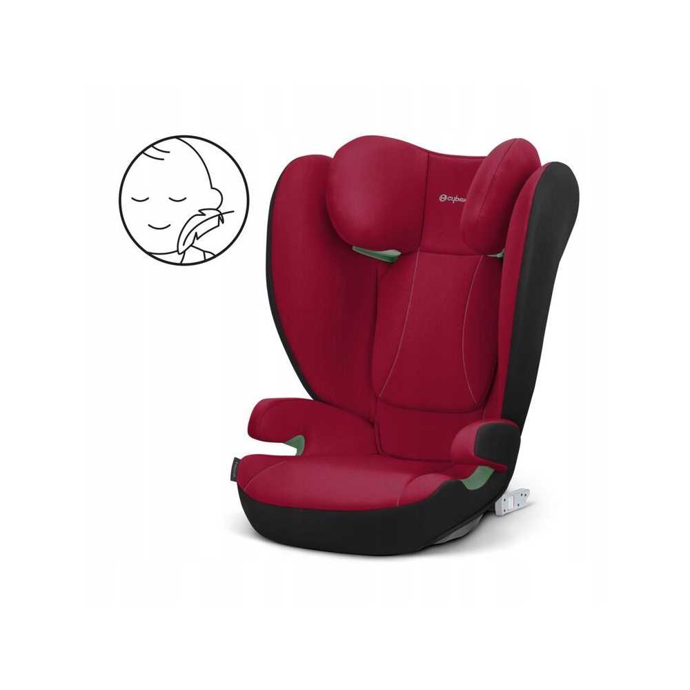 Automobilinė kėdutė Cybex Solution B i-Fix, 100-150cm, Red-Automobilinės kėdutės, 15-36 kg-e-vaikas