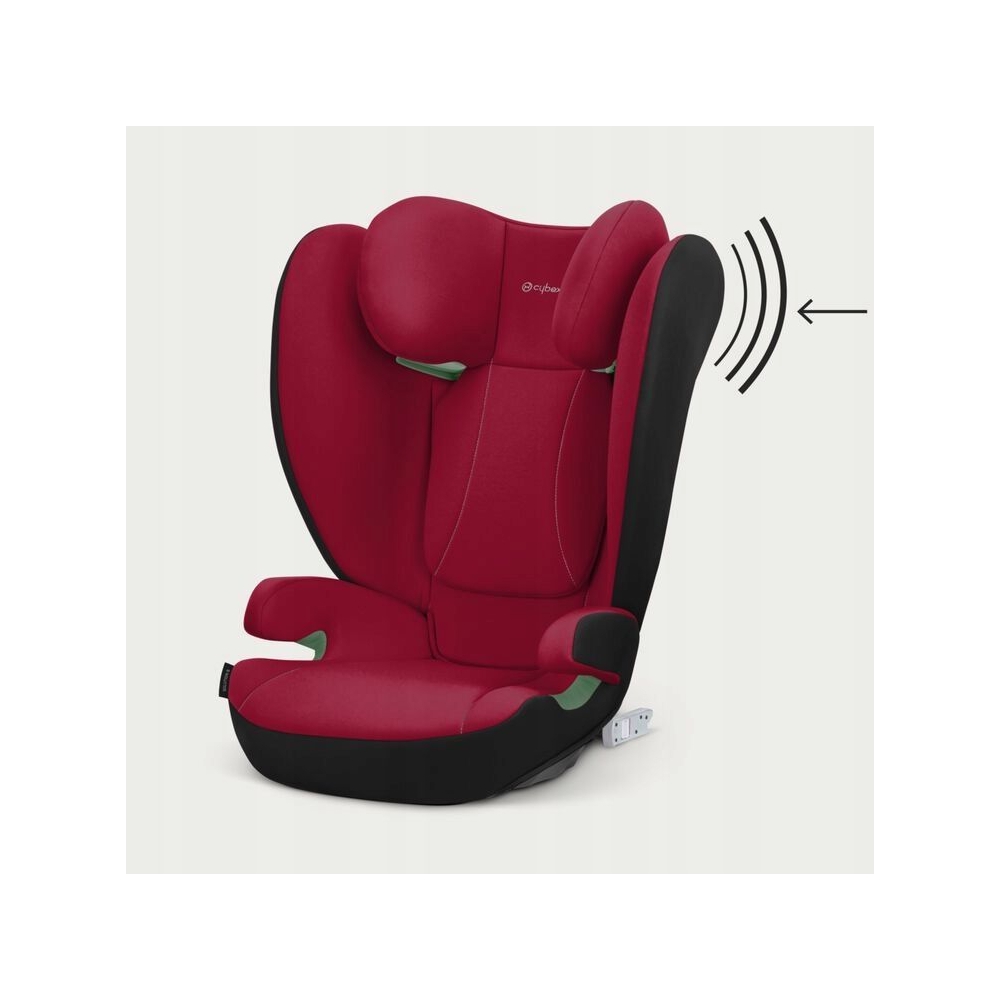 Automobilinė kėdutė Cybex Solution B i-Fix, 100-150cm, Red-Automobilinės kėdutės, 15-36 kg-e-vaikas