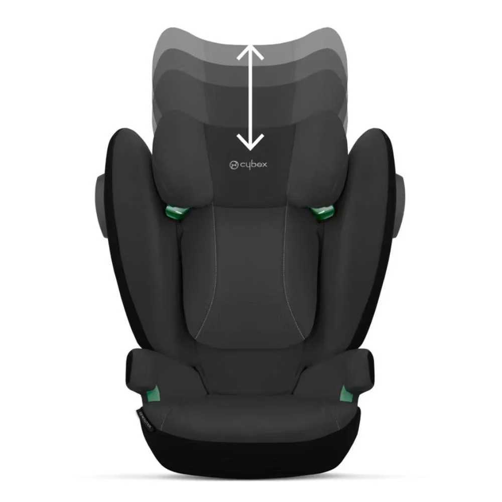 Automobilinė kėdutė Cybex Solution B3 i-Fix, 100-150cm, Black-Automobilinės kėdutės, 15-36 kg-e-vaikas