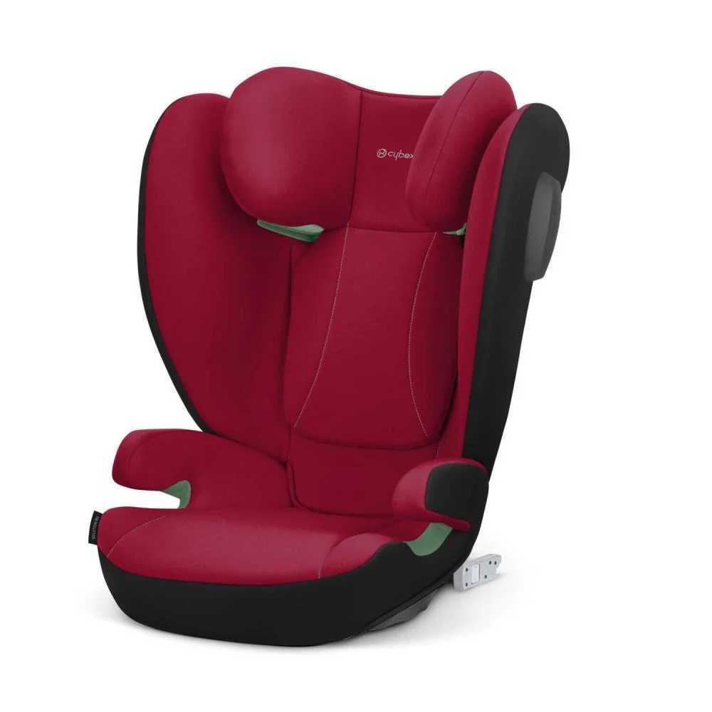 Automobilinė kėdutė Cybex Solution B3 i-Fix, 100-150cm, Red-Automobilinės kėdutės, 15-36 kg-e-vaikas