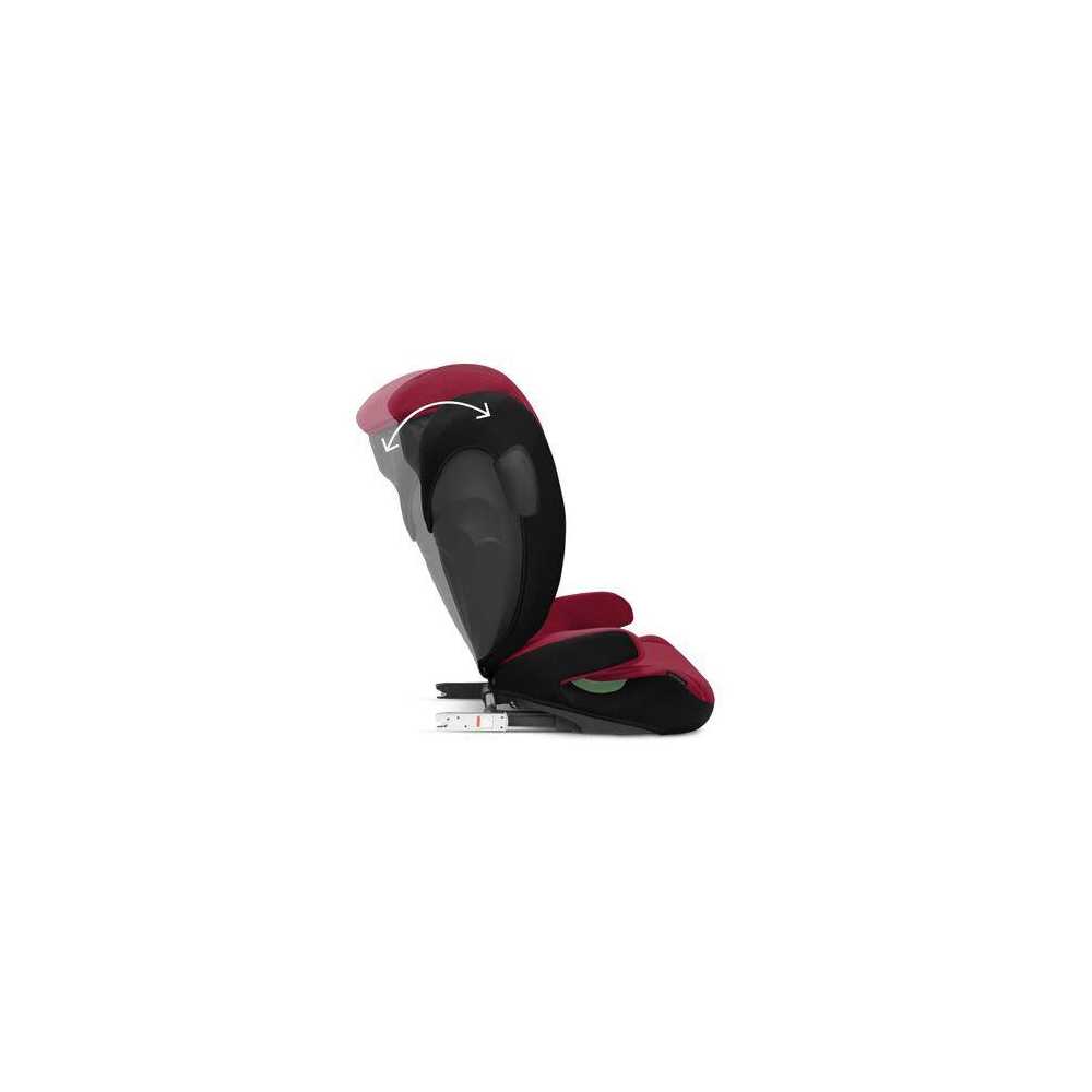 Automobilinė kėdutė Cybex Solution B3 i-Fix, 100-150cm, Red-Automobilinės kėdutės, 15-36 kg-e-vaikas