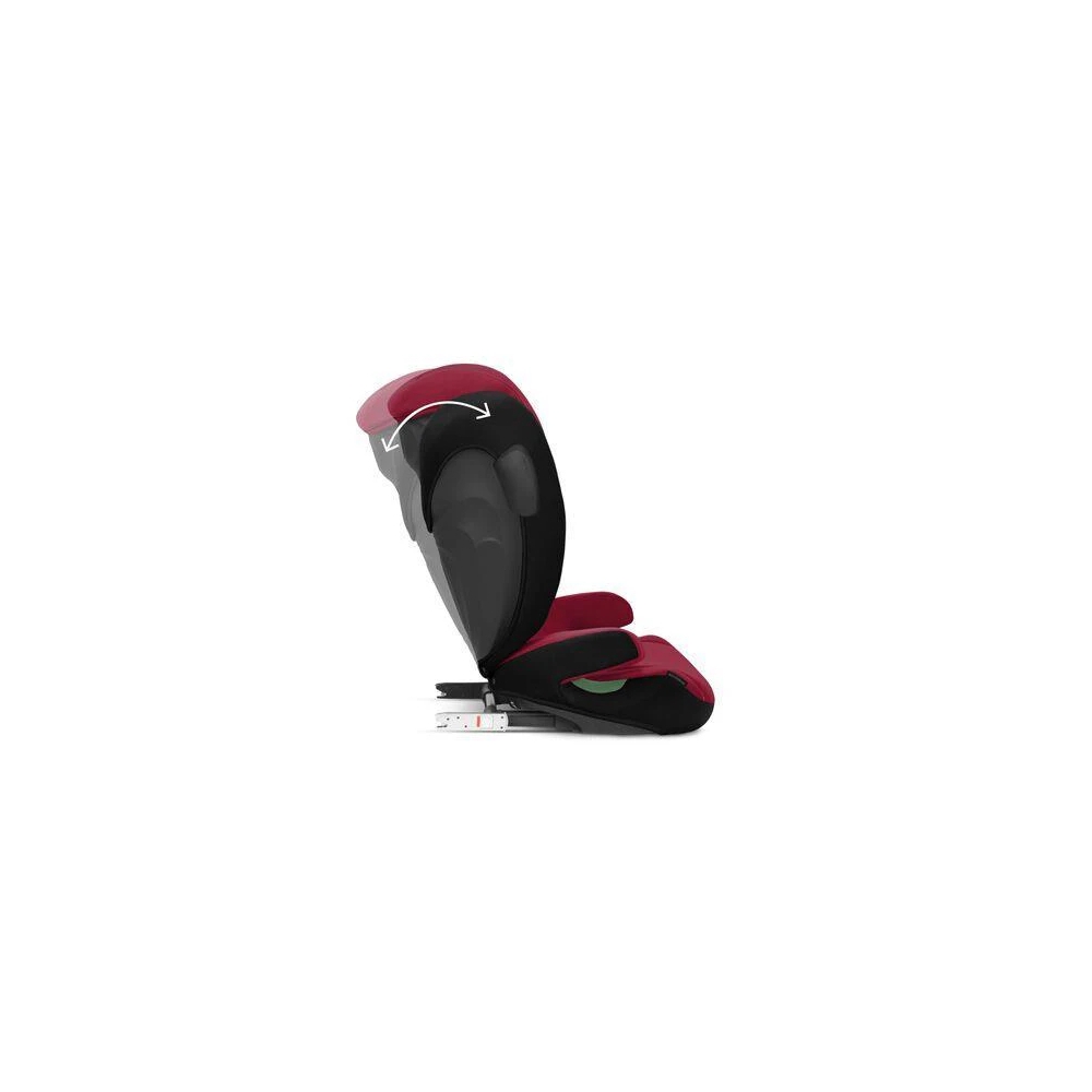 Automobilinė kėdutė Cybex Solution B3 i-Fix, 100-150cm, Red-Automobilinės kėdutės, 15-36 kg-e-vaikas
