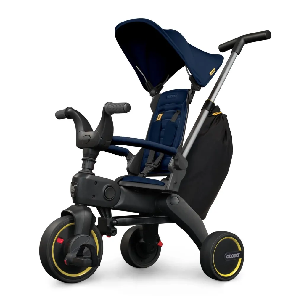 Sulankstomas triratis Doona LIKI S3 5in1, Royal Blue-Judėjimui, Triratukai vaikams-e-vaikas