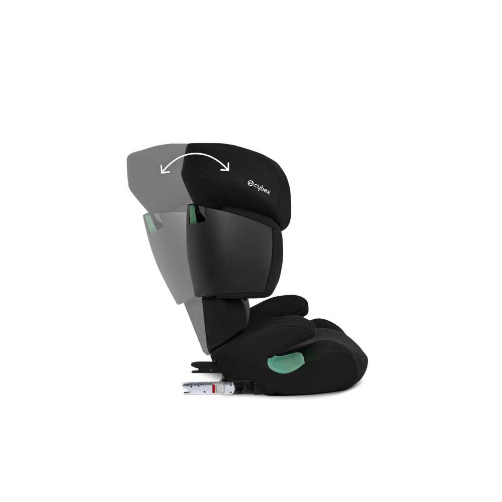 Automobilinė kėdutė Cybex Solution X i-Fix, 100-150cm, Black-Automobilinės kėdutės, 15-36 kg-e-vaikas