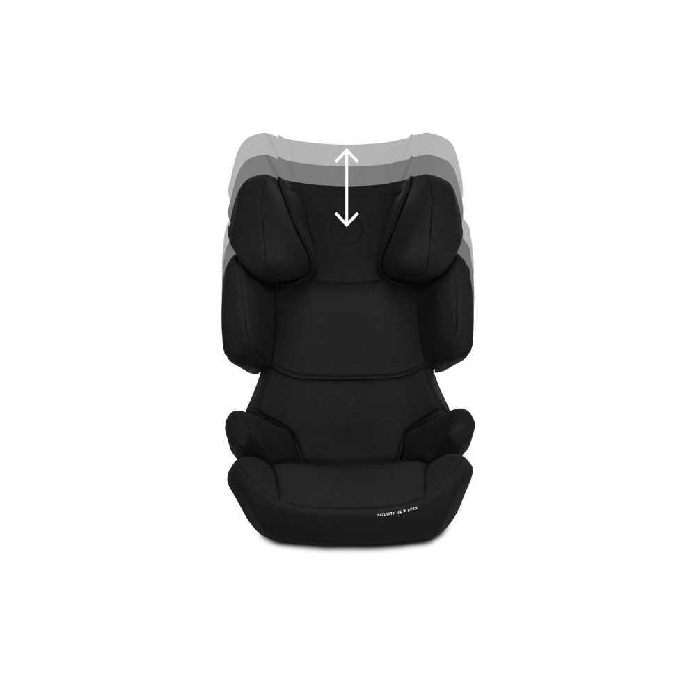 Automobilinė kėdutė Cybex Solution X i-Fix, 100-150cm, Black-Automobilinės kėdutės, 15-36 kg-e-vaikas