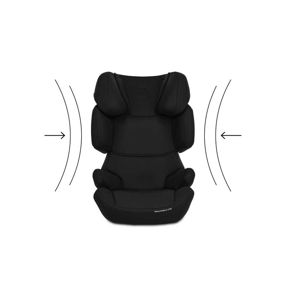 Automobilinė kėdutė Cybex Solution X i-Fix, 100-150cm, Black-Automobilinės kėdutės, 15-36 kg-e-vaikas
