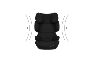 Automobilinė kėdutė Cybex Solution X i-Fix, 100-150cm, Black-Automobilinės kėdutės, 15-36 kg-e-vaikas