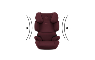 Automobilinė kėdutė Cybex Solution X i-Fix, 100-150cm, Red-Automobilinės kėdutės, 15-36 kg-e-vaikas