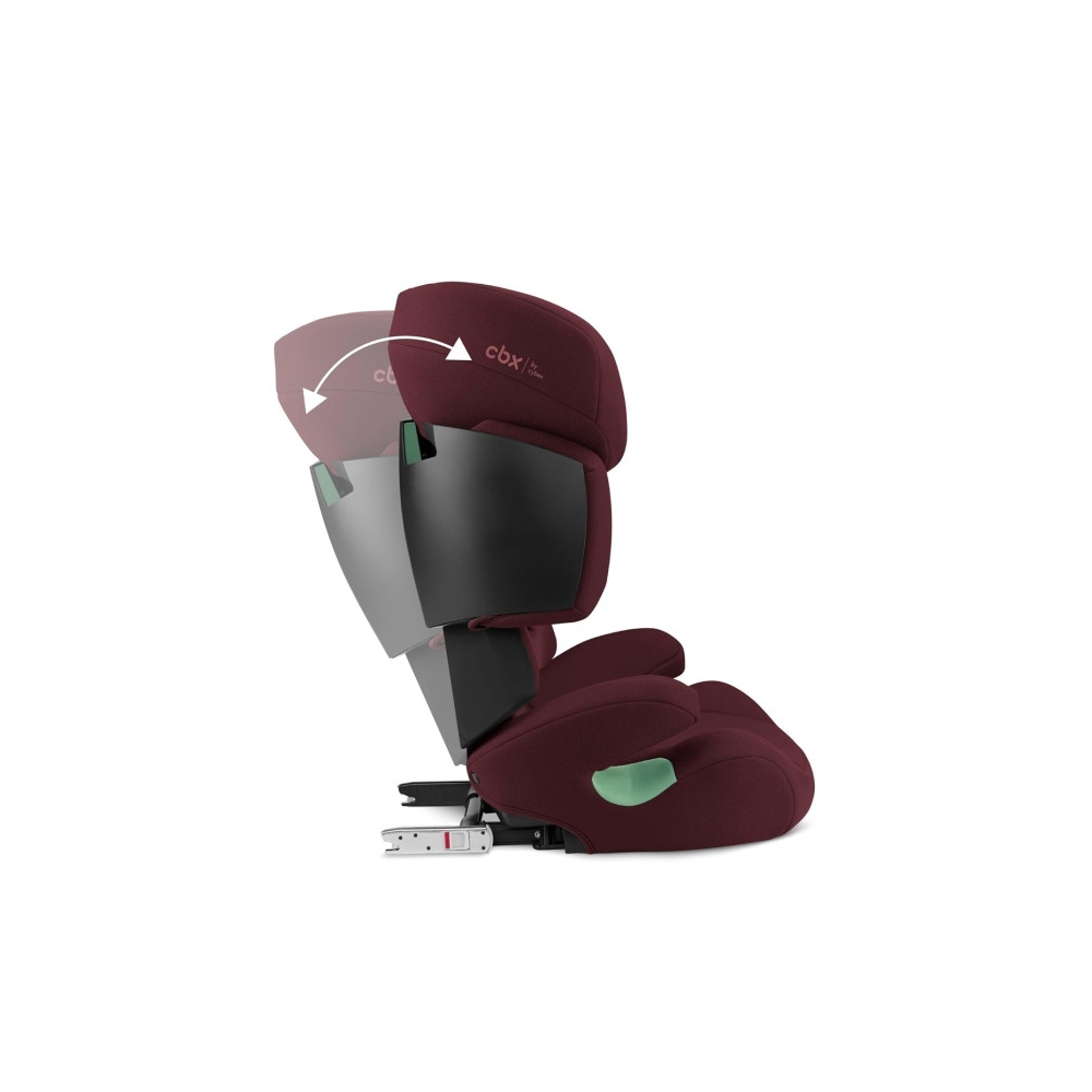Automobilinė kėdutė Cybex Solution X i-Fix, 100-150cm, Red-Automobilinės kėdutės, 15-36 kg-e-vaikas