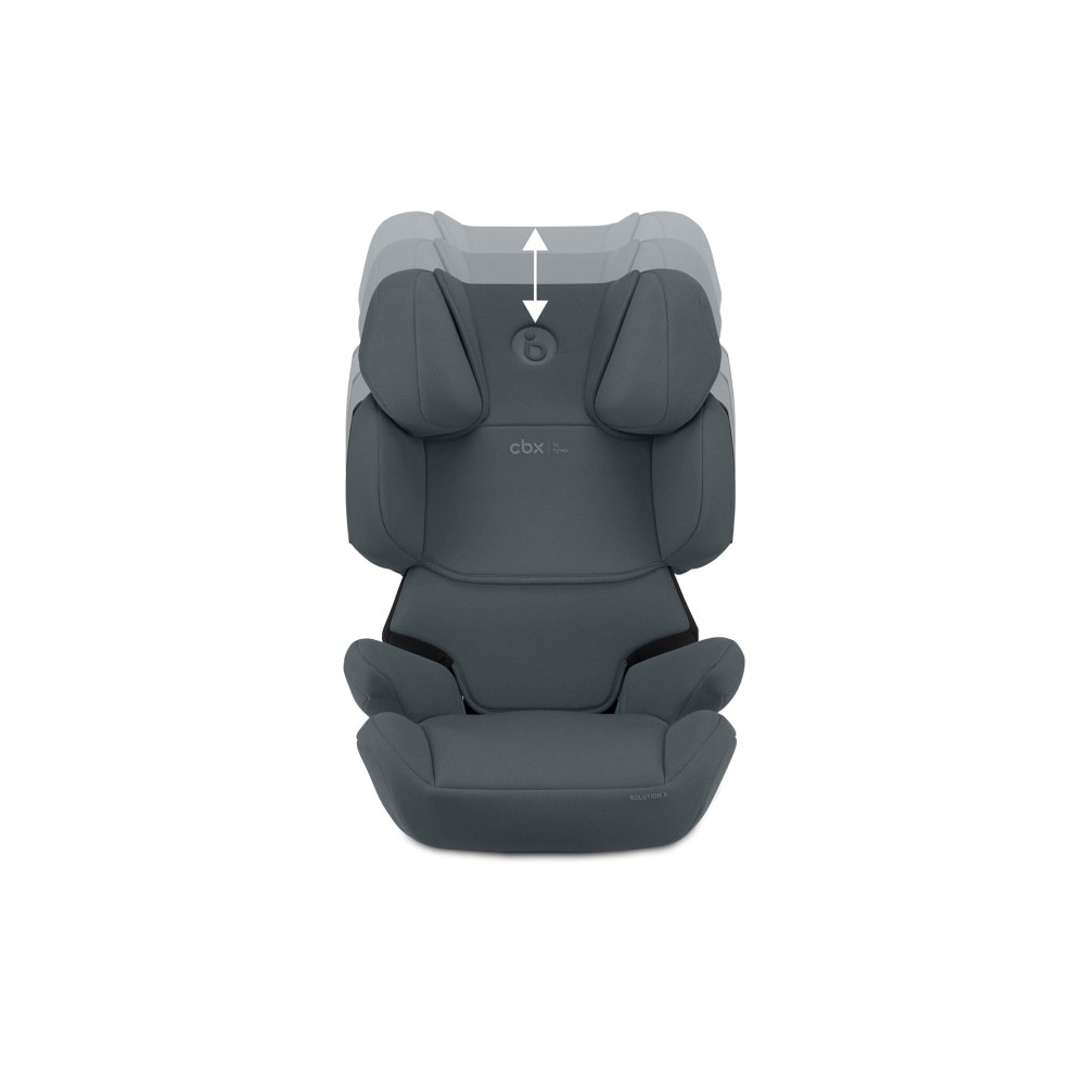 Automobilinė kėdutė Cybex Solution X i-Fix, 100-150cm, Grey-Automobilinės kėdutės, 15-36 kg-e-vaikas