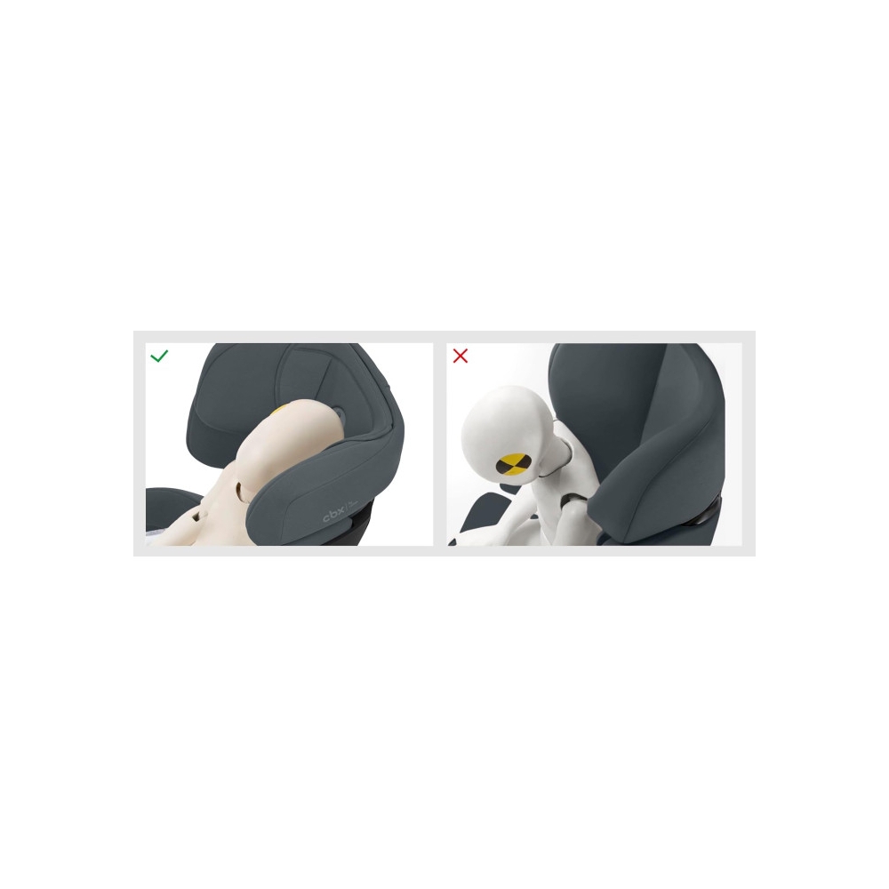 Automobilinė kėdutė Cybex Solution X i-Fix, 100-150cm, Grey-Automobilinės kėdutės, 15-36 kg-e-vaikas