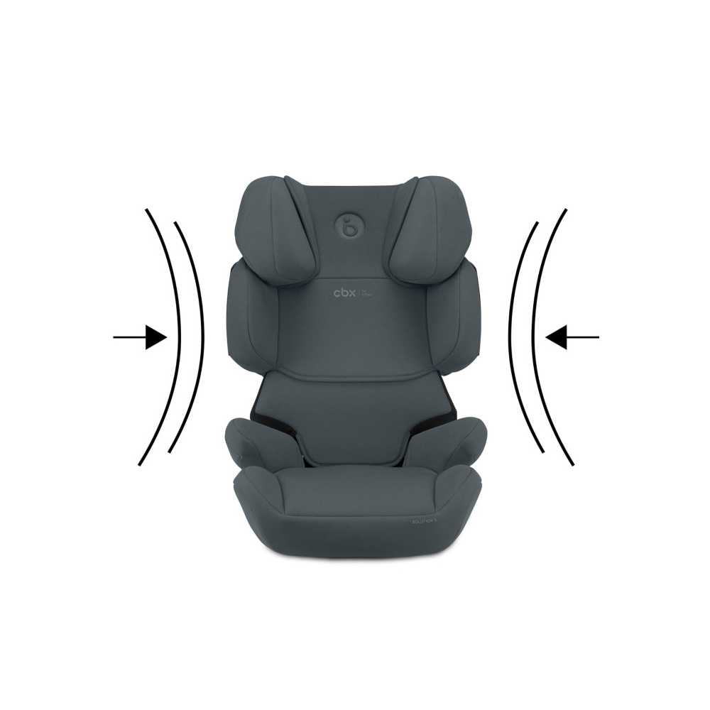 Automobilinė kėdutė Cybex Solution X i-Fix, 100-150cm, Grey-Automobilinės kėdutės, 15-36 kg-e-vaikas