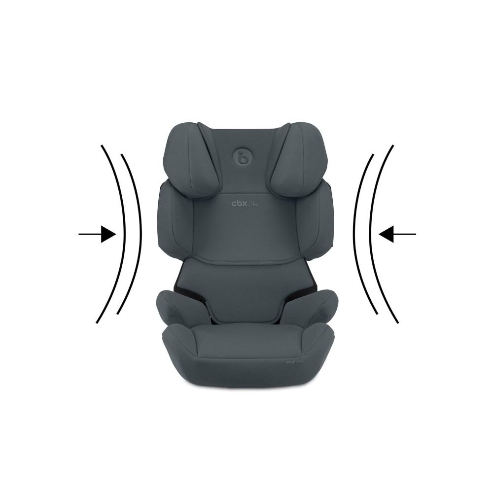 Automobilinė kėdutė Cybex Solution X i-Fix, 100-150cm, Grey-Automobilinės kėdutės, 15-36 kg-e-vaikas
