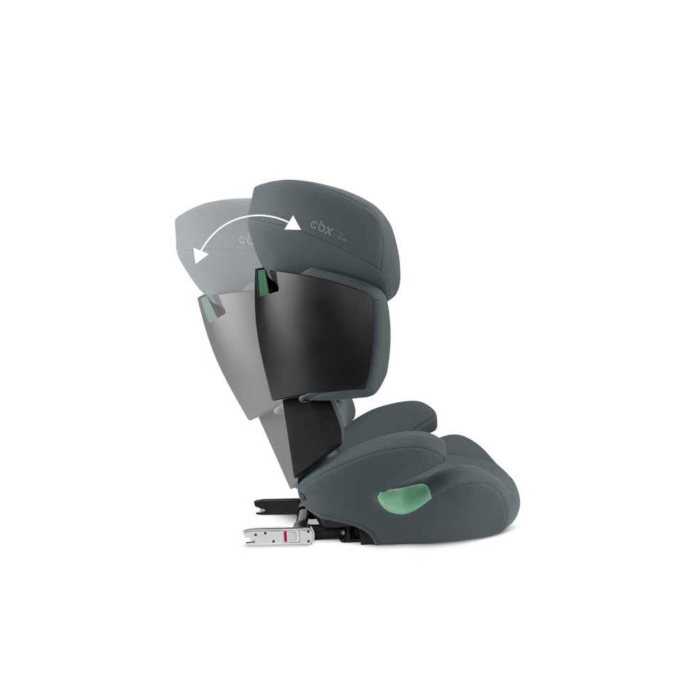 Automobilinė kėdutė Cybex Solution X i-Fix, 100-150cm, Grey-Automobilinės kėdutės, 15-36 kg-e-vaikas