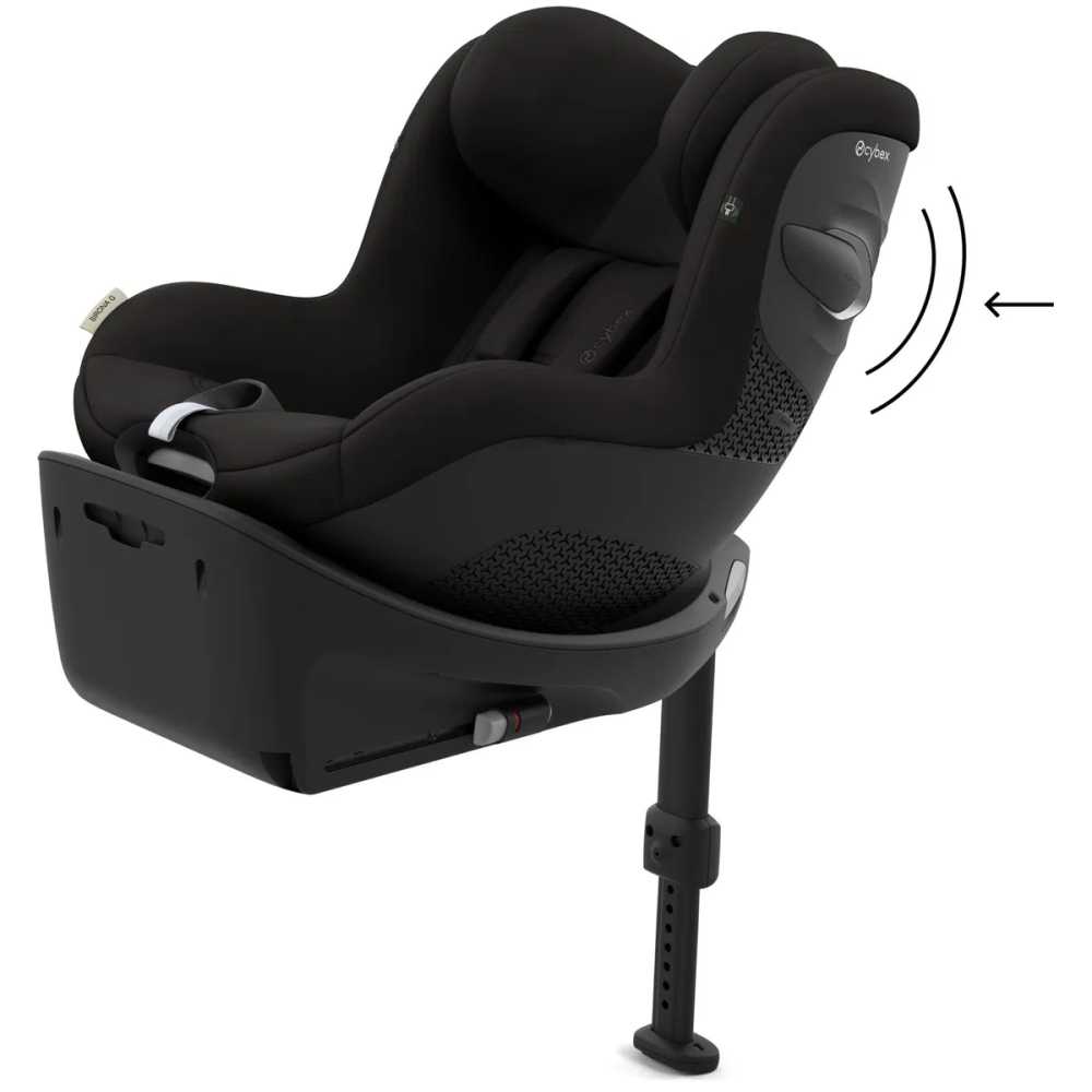 Automobilinė kėdutė Cybex SIRONA G I-SIZE, 0-18 kg, Magic Black-Automobilinės kėdutės, 0-18 kg-e-vaikas