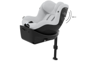 Automobilinė kėdutė Cybex SIRONA G I-SIZE, 0-18 kg, Fog Grey-Automobilinės kėdutės, 0-18 kg-e-vaikas