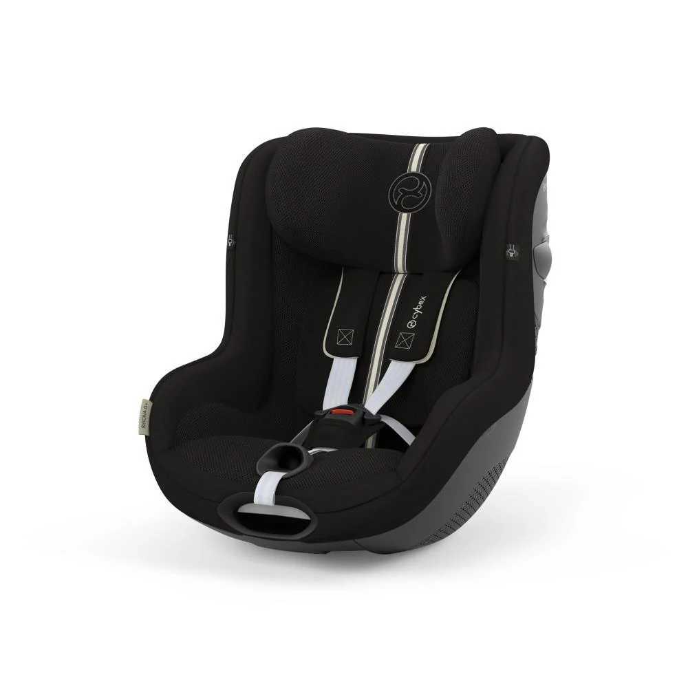 Automobilinė kėdutė Cybex SIRONA G I-SIZE PLUS, 0-18 kg, Moon Black-Automobilinės kėdutės, 0-18 kg-e-vaikas