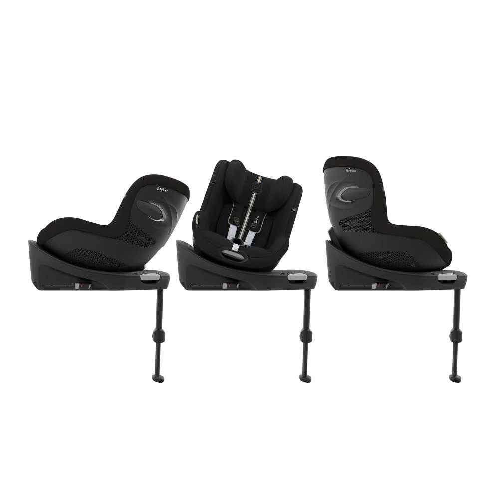Automobilinė kėdutė Cybex SIRONA G I-SIZE PLUS, 0-18 kg, Moon Black-Automobilinės kėdutės, 0-18 kg-e-vaikas