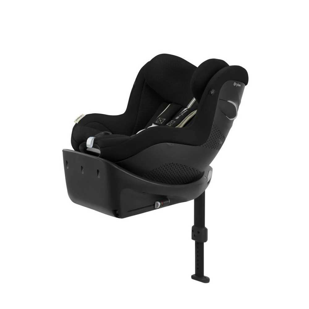 Automobilinė kėdutė Cybex SIRONA Gi I-SIZE PLUS, 0-18 kg, Moon Black-Automobilinės kėdutės, 0-18 kg-e-vaikas