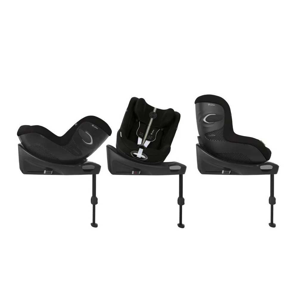 Automobilinė kėdutė Cybex SIRONA Gi I-SIZE PLUS, 0-18 kg, Moon Black-Automobilinės kėdutės, 0-18 kg-e-vaikas