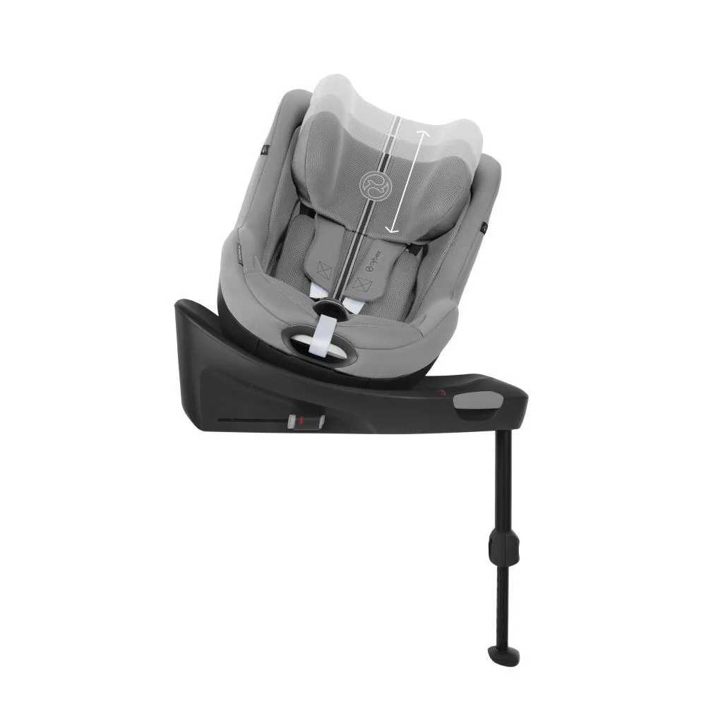 Automobilinė kėdutė Cybex SIRONA Gi I-SIZE PLUS, 0-18 kg, Stone Grey-Automobilinės kėdutės, 0-18 kg-e-vaikas