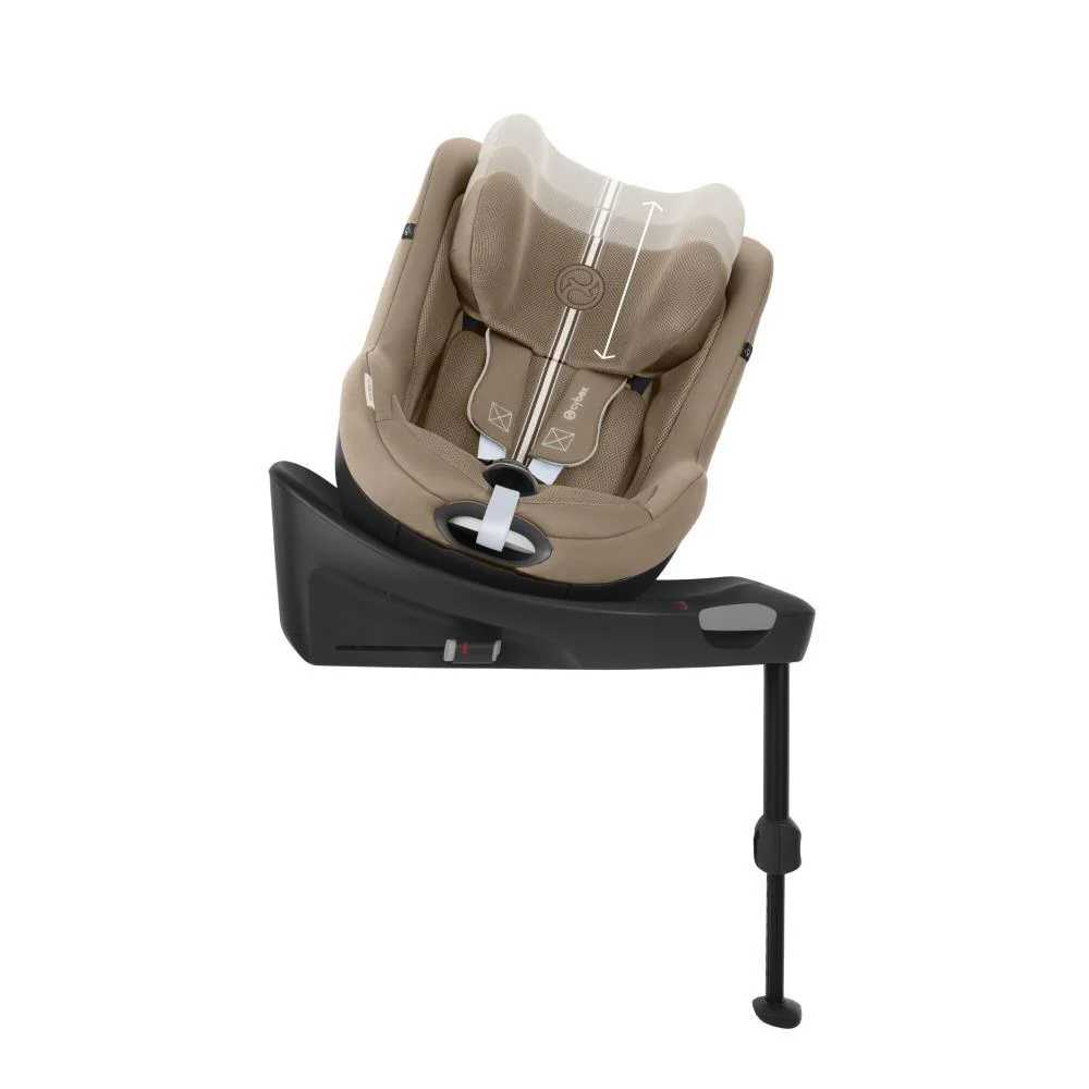 Automobilinė kėdutė Cybex SIRONA Gi I-SIZE PLUS, 0-18 kg, Almond Beige-Automobilinės kėdutės, 0-18 kg-e-vaikas