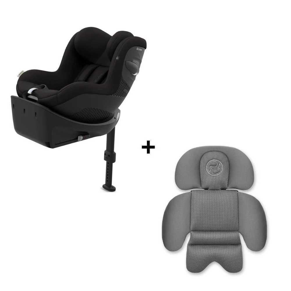 Automobilinė kėdutė Cybex SIRONA Gi I-SIZE su įdėklu, 0-18 kg, Magic Black-Automobilinės kėdutės, 0-18 kg-e-vaikas