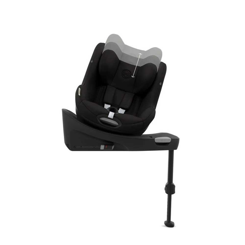 Automobilinė kėdutė Cybex SIRONA Gi I-SIZE su įdėklu, 0-18 kg, Magic Black-Automobilinės kėdutės, 0-18 kg-e-vaikas