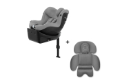 Automobilinė kėdutė Cybex SIRONA Gi I-SIZE Plus su įdėklu, 0-18 kg, Stone Grey-Automobilinės kėdutės, 0-18 kg-e-vaikas
