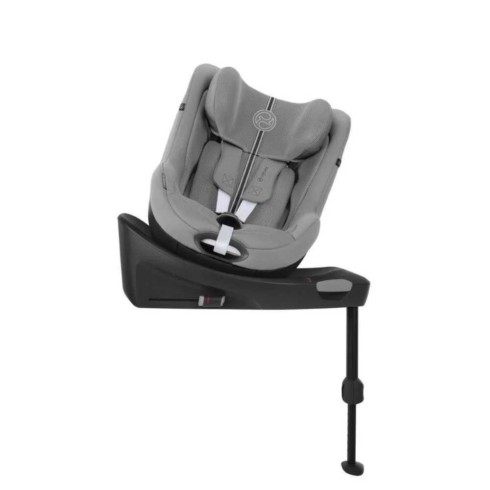Automobilinė kėdutė Cybex SIRONA Gi I-SIZE Plus su įdėklu, 0-18 kg, Stone Grey-Automobilinės kėdutės, 0-18 kg-e-vaikas