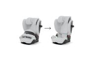 Automobilinė kėdutė Cybex PALLAS G3 I-SIZE, 105-150cm, Fog Grey-Automobilinės kėdutės, 9-36 kg-e-vaikas