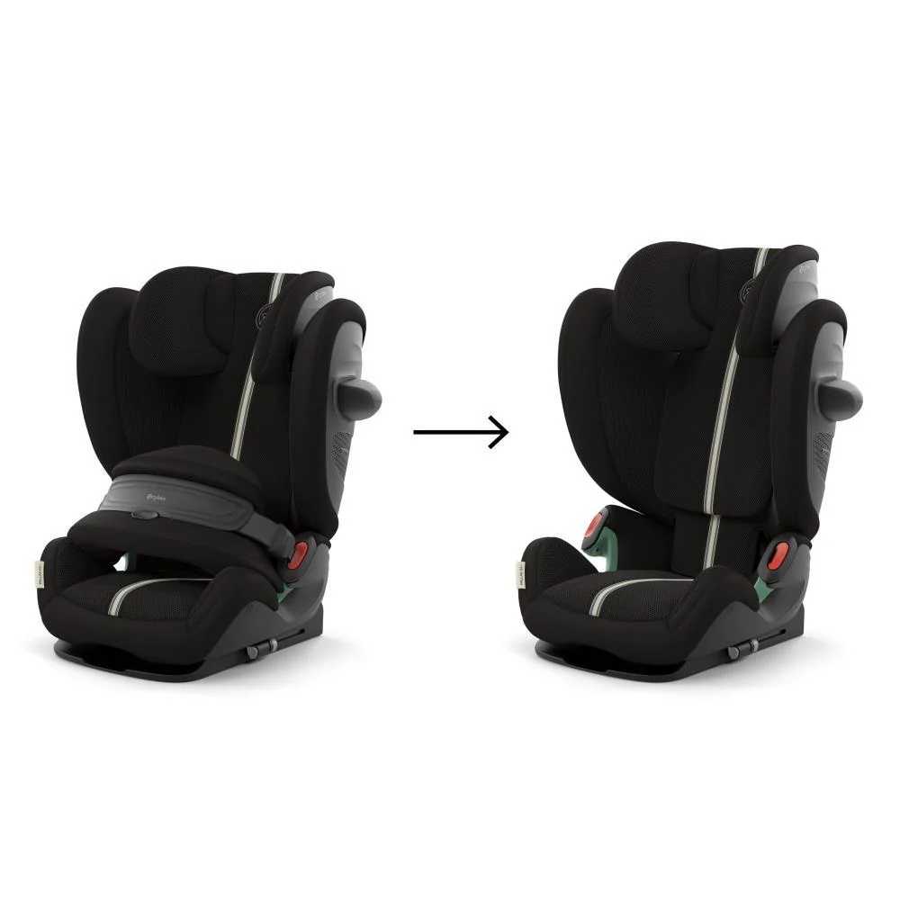 Automobilinė kėdutė Cybex PALLAS G3 I-SIZE Plus, 76-150cm, Moon Black-Automobilinės kėdutės, 9-36 kg-e-vaikas
