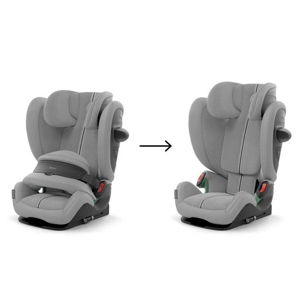 Automobilinė kėdutė Cybex PALLAS G3 I-SIZE Plus, 76-150cm, Stone Grey-Automobilinės kėdutės, 9-36 kg-e-vaikas