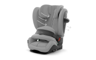 Automobilinė kėdutė Cybex PALLAS G3 I-SIZE Plus, 76-150cm, Stone Grey-Automobilinės kėdutės, 9-36 kg-e-vaikas