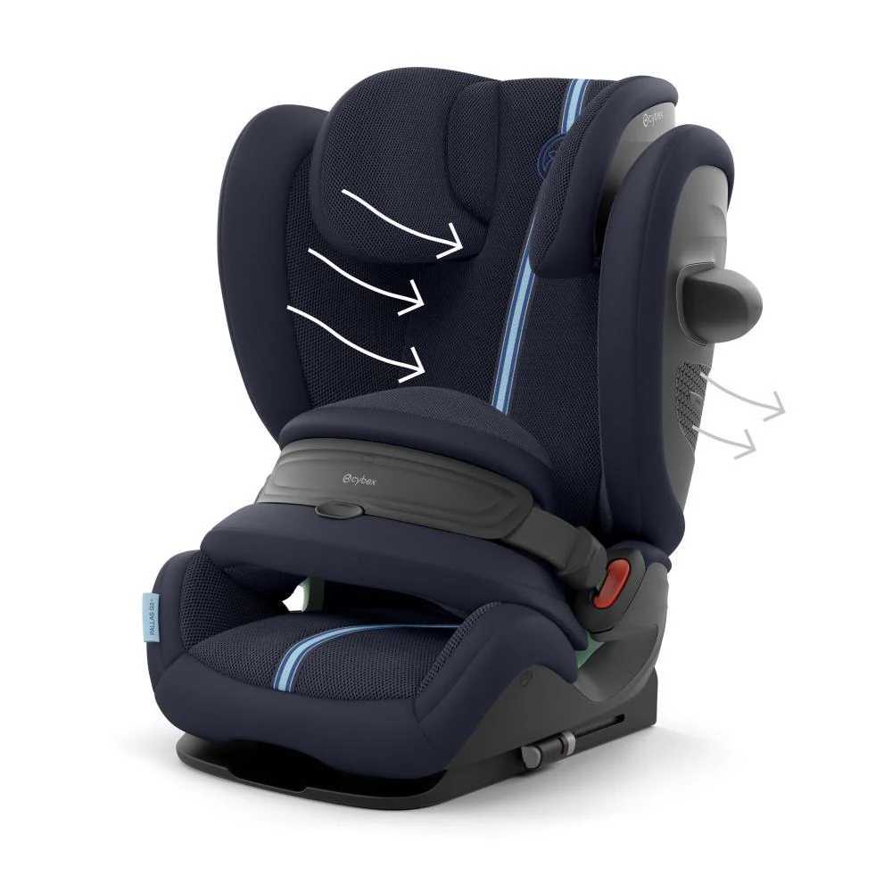 Automobilinė kėdutė Cybex PALLAS G3 I-SIZE Plus, 76-150cm, Ocean Blue-Automobilinės kėdutės, 9-36 kg-e-vaikas