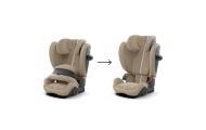 Automobilinė kėdutė Cybex PALLAS G3 I-SIZE Plus, 76-150cm, Almond Beige-Automobilinės kėdutės, 9-36 kg-e-vaikas