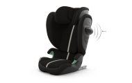 Automobilinė kėdutė Cybex SOLUTION G2 i-Fix Plus, 100-150cm, Moon Black-Automobilinės kėdutės, 15-36 kg-e-vaikas