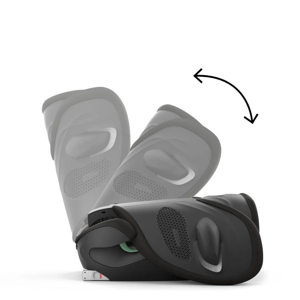 Automobilinė kėdutė Cybex SOLUTION G2 i-Fix Plus, 100-150cm, Moon Black-Automobilinės kėdutės, 15-36 kg-e-vaikas