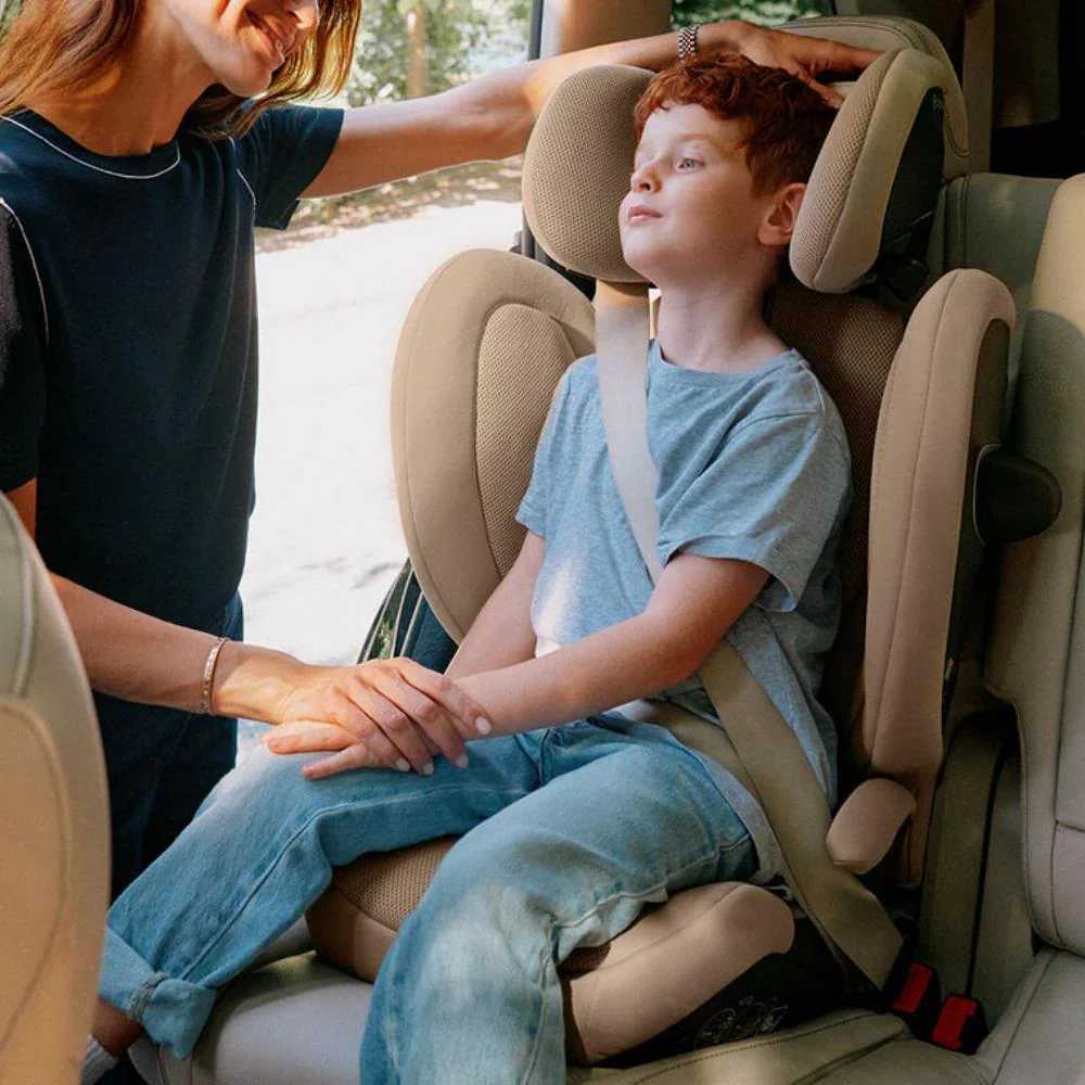 Automobilinė kėdutė Cybex SOLUTION G2 i-Fix Plus, 100-150cm, Stone Grey-Automobilinės kėdutės, 15-36 kg-e-vaikas