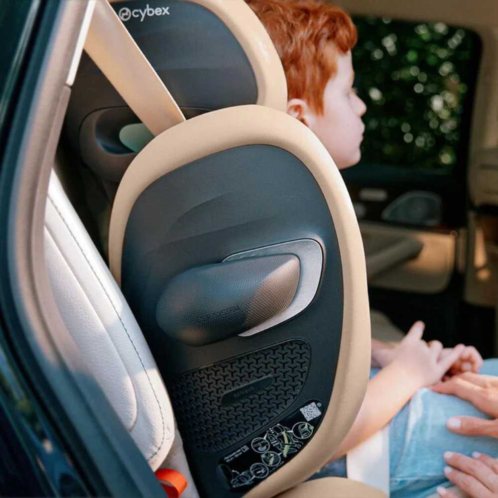 Automobilinė kėdutė Cybex SOLUTION G2 i-Fix Plus, 100-150cm, Stone Grey-Automobilinės kėdutės, 15-36 kg-e-vaikas