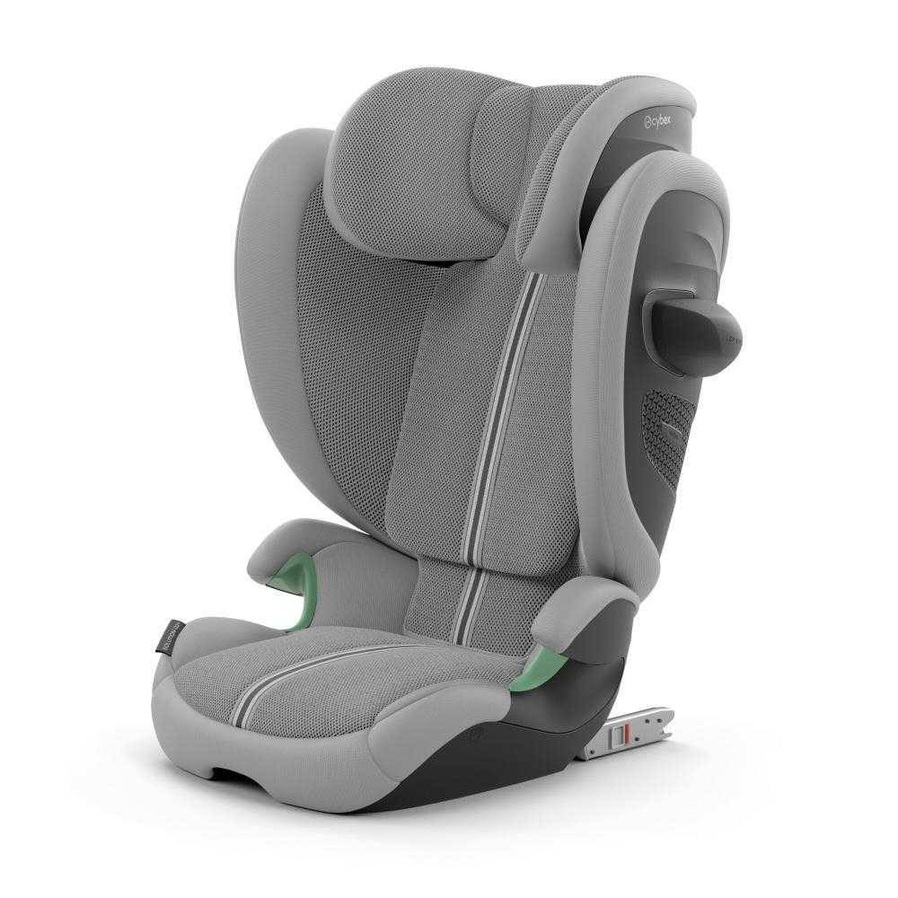 Automobilinė kėdutė Cybex SOLUTION G2 i-Fix Plus, 100-150cm, Stone Grey-Automobilinės kėdutės, 15-36 kg-e-vaikas