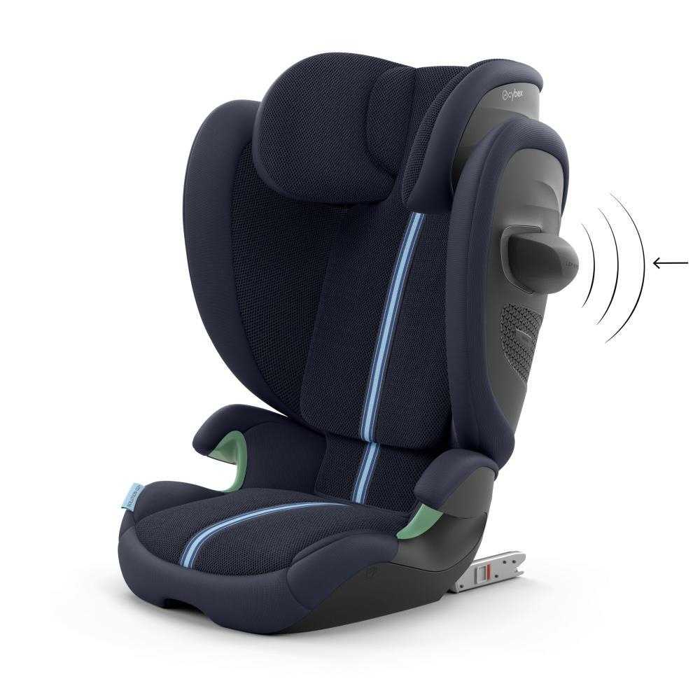 Automobilinė kėdutė Cybex SOLUTION G2 i-Fix Plus, 100-150cm, Ocean Blue-Automobilinės kėdutės, 15-36 kg-e-vaikas