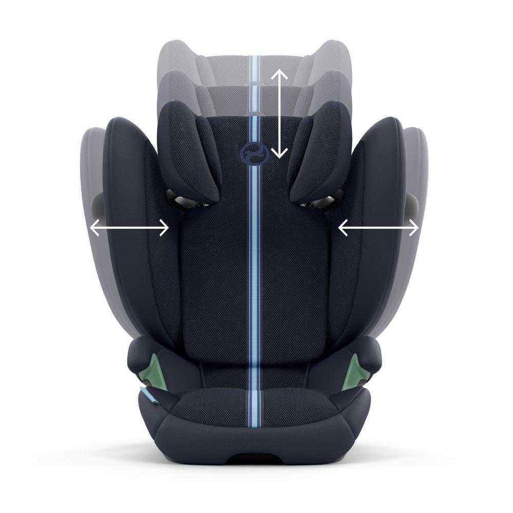 Automobilinė kėdutė Cybex SOLUTION G2 i-Fix Plus, 100-150cm, Ocean Blue-Automobilinės kėdutės, 15-36 kg-e-vaikas