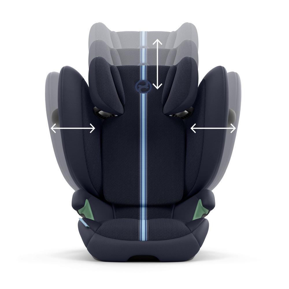 Automobilinė kėdutė Cybex SOLUTION G2 i-Fix Plus, 100-150cm, Ocean Blue-Automobilinės kėdutės, 15-36 kg-e-vaikas