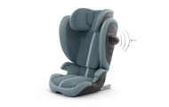 Automobilinė kėdutė Cybex SOLUTION G2 i-Fix Plus, 100-150cm, Stormy Blue-Automobilinės kėdutės, 15-36 kg-e-vaikas
