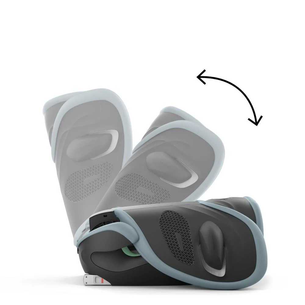 Automobilinė kėdutė Cybex SOLUTION G2 i-Fix Plus, 100-150cm, Stormy Blue-Automobilinės kėdutės, 15-36 kg-e-vaikas